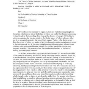 خرید و دانلود نسخه کامل کتاب Theory Of Moral Sentiments