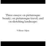 خرید و دانلود نسخه کامل کتاب Three essays: on picturesque beauty; on picturesque travel; and on sketching landscape