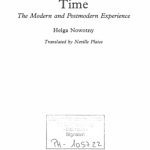 خرید و دانلود نسخه کامل کتاب Time: The Modern and Postmodern Experience