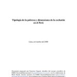 خرید و دانلود نسخه کامل کتاب Tipología de la pobreza y dimensiones de la exclusión en el Perú
