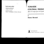 خرید و دانلود نسخه کامل کتاب Towards Colonial Freedom