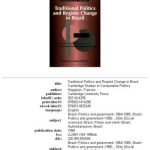 خرید و دانلود نسخه کامل کتاب Traditional Politics and Regime Change in Brazil