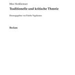 خرید و دانلود نسخه کامل کتاب Traditionelle und kritische Theorie