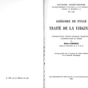 خرید و دانلود نسخه کامل کتاب Traité de la virginité