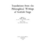 خرید و دانلود نسخه کامل کتاب Translations from the Philosophical Writings of Gottlob Frege