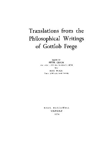 خرید و دانلود نسخه کامل کتاب Translations from the Philosophical Writings of Gottlob Frege_68fdef060d944.jpeg خرید و دانلود نسخه کامل کتاب Translations from the Philosophical Writings of Gottlob Frege