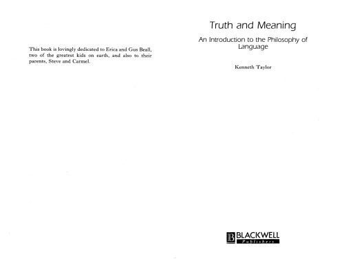 خرید و دانلود نسخه کامل کتاب Truth and Meaning: An Introduction to the Philosophy of Language_68fda99102146.jpeg خرید و دانلود نسخه کامل کتاب Truth and Meaning: An Introduction to the Philosophy of Language