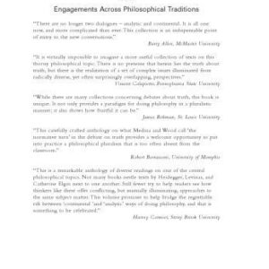 خرید و دانلود نسخه کامل کتاب Truth: Engagements Across Philosophical Traditions (Blackwell Readings in Continental Philosophy)