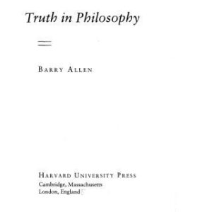 خرید و دانلود نسخه کامل کتاب Truth in Philosophy