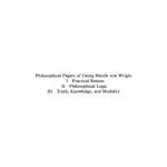 خرید و دانلود نسخه کامل کتاب Truth, Knowledge and Modality (Philosophical Papers of Georg Henrik Von Wright, Vol 3)