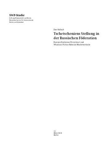 خرید و دانلود نسخه کامل کتاب Tschetscheniens Stellung in der Russischen Föderation : Ramsan Kadyrows Privatstaat und Wladimir Putins föderale Machtvertikale_68e7bf7c2b8de.jpeg خرید و دانلود نسخه کامل کتاب Tschetscheniens Stellung in der Russischen Föderation : Ramsan Kadyrows Privatstaat und Wladimir Putins föderale Machtvertikale