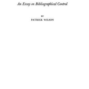 خرید و دانلود نسخه کامل کتاب Two Kinds of Power : An Essay on Bibliographical Control