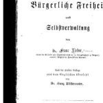 خرید و دانلود نسخه کامل کتاب Über bürgerliche Freiheit und Selbstverwaltung