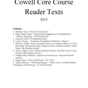 خرید و دانلود نسخه کامل کتاب UCSC Cowell Core Course Reader