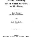 خرید و دانلود نسخه کامل کتاب Ueber Bildung und den Einfluß [Einfluss] des Reisens auf die Bildung. Zwei Vorträge (im Verein junger Kaufleute)