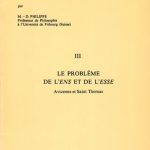خرید و دانلود نسخه کامل کتاب Une philosophie de l’être est-elle encore possible – Fascicule III : Le problème de l’ens et de l’esse – Avicenne et Saint Thomas