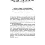 خرید و دانلود نسخه کامل کتاب Unhinging the Assumptions With in Independence. Toward a Broader Conceptualization of Diversity and Difference in Home Care
