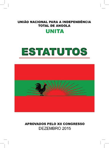 خرید و دانلود نسخه کامل کتاب União Nacional para a Independência Total de Angola. UNITA. Estatutos_68e831d7a1c39.jpeg خرید و دانلود نسخه کامل کتاب União Nacional para a Independência Total de Angola. UNITA. Estatutos