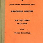 خرید و دانلود نسخه کامل کتاب United National Independence Party. Progress Report for the Years 1973—1978