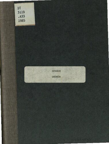 خرید و دانلود نسخه کامل کتاب United National Independence Party. Speech by Kenneth David Kaunda to the 20th National Council of the United National Independence Party Held in Mulungushi Hall, Lusaka from Monday, 30th September to 5th October, 1985_68e87263dad17.jpeg خرید و دانلود نسخه کامل کتاب United National Independence Party. Speech by Kenneth David Kaunda to the 20th National Council of the United National Independence Party Held in Mulungushi Hall, Lusaka from Monday, 30th September to 5th October, 1985