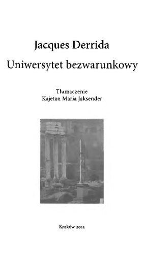خرید و دانلود نسخه کامل کتاب Uniwersytet bezwarunkowy_68fd42cbd4dbb.jpeg خرید و دانلود نسخه کامل کتاب Uniwersytet bezwarunkowy