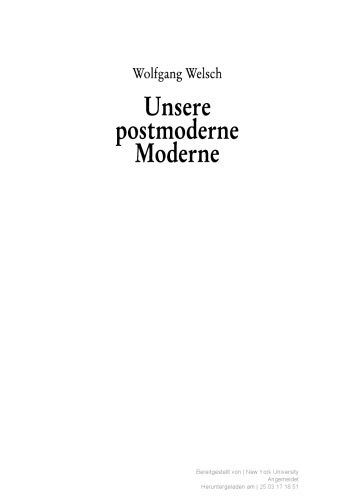 خرید و دانلود نسخه کامل کتاب Unsere postmoderne Moderne_68ff532b06f57.jpeg خرید و دانلود نسخه کامل کتاب Unsere postmoderne Moderne