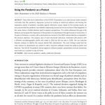 خرید و دانلود نسخه کامل کتاب Using the Pandemic as a Pretext: Voter Absenteeism in the 2020 Elections in Romania