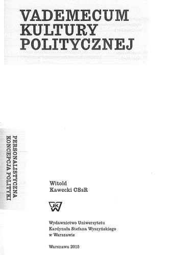 خرید و دانلود نسخه کامل کتاب Vademecum kultury politycznej : personalistyczna koncepcja polityki_68ea3e3365718.jpeg خرید و دانلود نسخه کامل کتاب Vademecum kultury politycznej : personalistyczna koncepcja polityki