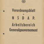 خرید و دانلود نسخه کامل کتاب Verordnungsblatt der NSDAP. Arbeitsbereich Generalgouvernement