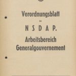 خرید و دانلود نسخه کامل کتاب Verordnungsblatt der NSDAP. Arbeitsbereich Generalgouvernement