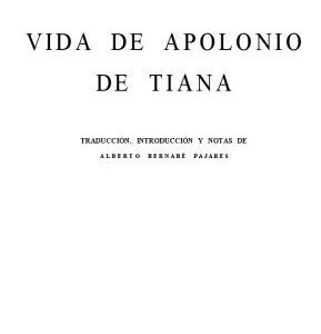 خرید و دانلود نسخه کامل کتاب Vida de Apolonio de Tiana