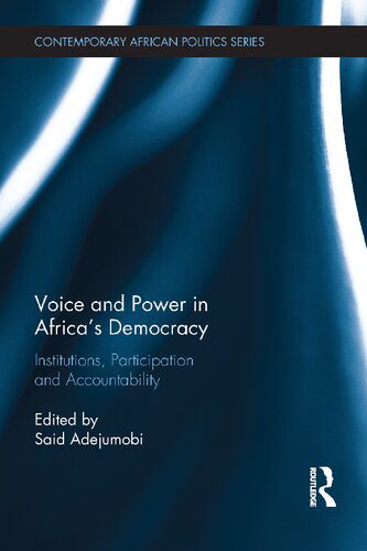 خرید و دانلود نسخه کامل کتاب Voice and Power in Africa’s Democracy: Institutions, Participation and Accountability_68e85177d7e27.jpeg خرید و دانلود نسخه کامل کتاب Voice and Power in Africa’s Democracy: Institutions, Participation and Accountability