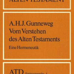 خرید و دانلود نسخه کامل کتاب Vom Verstehen des Alten Testaments. Eine Hermeneutik