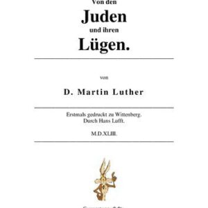 خرید و دانلود نسخه کامل کتاب Von den Juden und ihren Lügen