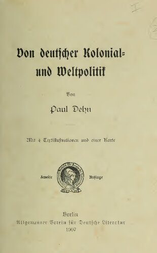 خرید و دانلود نسخه کامل کتاب Von deutscher Kolonial- und Weltpolitik_68f727b8060c8.jpeg خرید و دانلود نسخه کامل کتاب Von deutscher Kolonial- und Weltpolitik