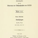 خرید و دانلود نسخه کامل کتاب Vorlesungen / Kleinere Vorlesungen und Ergänzungen I: Erste Hälfte