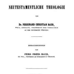 خرید و دانلود نسخه کامل کتاب Vorlesungen über neutestamentliche Theologie