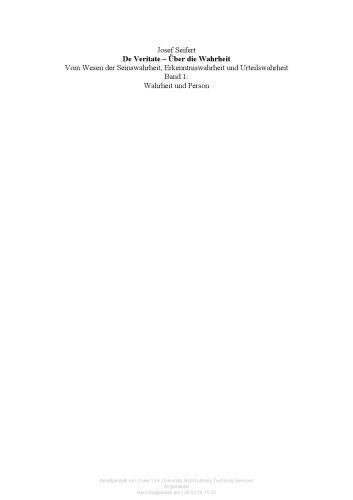 خرید و دانلود نسخه کامل کتاب Wahrheit und Person: Vom Wesen der Seinswahrheit, Erkenntniswahrheit und Urteilswahrheit. De Veritate – Über die Wahrheit: 1_68fcfd4384108.jpeg خرید و دانلود نسخه کامل کتاب Wahrheit und Person: Vom Wesen der Seinswahrheit, Erkenntniswahrheit und Urteilswahrheit. De Veritate – Über die Wahrheit: 1