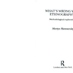 خرید و دانلود نسخه کامل کتاب What’s Wrong With Ethnography