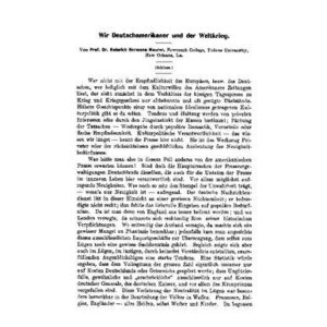 خرید و دانلود نسخه کامل کتاب Wir Deutschamerikaner und der Weltkrieg (Schluss)