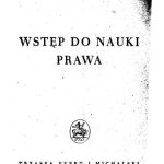 خرید و دانلود نسخه کامل کتاب Wstęp do nauki prawa