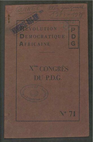 خرید و دانلود نسخه کامل کتاب Xème Congrès du P.D.G._68e8bf9319979.jpeg خرید و دانلود نسخه کامل کتاب Xème Congrès du P.D.G.