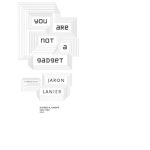 خرید و دانلود نسخه کامل کتاب You Are Not a Gadget: A Manifesto