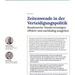 خرید و دانلود نسخه کامل کتاب Zeitenwende in der Verteidigungspolitik : Bundeswehr-Sondervermögen effektiv und nachhaltig ausgeben