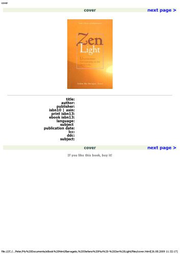 خرید و دانلود نسخه کامل کتاب Zen light : unconventional commentaries on the Denkoroku_68e129eab746b.jpeg خرید و دانلود نسخه کامل کتاب Zen light : unconventional commentaries on the Denkoroku