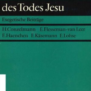 خرید و دانلود نسخه کامل کتاب Zur Bedeutung des Todes Jesu. Exegetische Beiträge