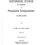 خرید و دانلود نسخه کامل کتاب Zur Geschichte des Preussischen Correspondenten von 1813 und 1814