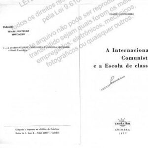 خرید و دانلود نسخه کامل کتاب A Internacional Comunista e a escola de classe
