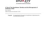 خرید و دانلود نسخه کامل کتاب A Tale of Two Hypotheses: Genetics and the Ethnogenesis of Ashkenazi Jewry