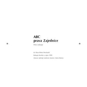 خرید و دانلود نسخه کامل کتاب ABC prava Zajednice